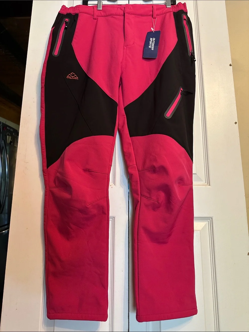 Pink & Black Fleece Joggers